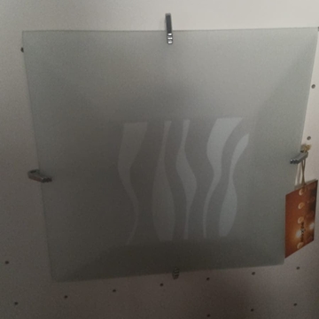 Aplique cuadrado vidrio - Imagen 1