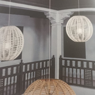 Colgante luna diámetro 45 acabado beige - Imagen 1